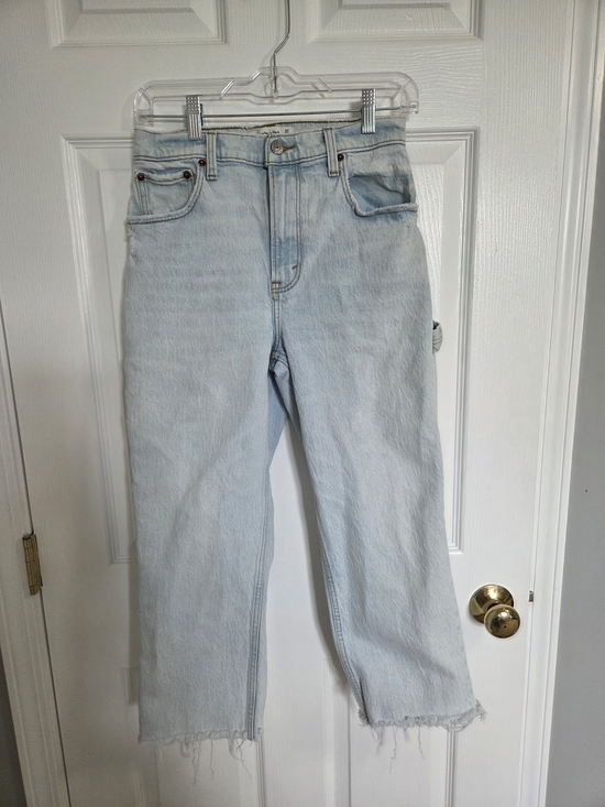 Abercrombie & Fitch Denim - Abercrombie & Fitch Light Blue High-Rise Jeans